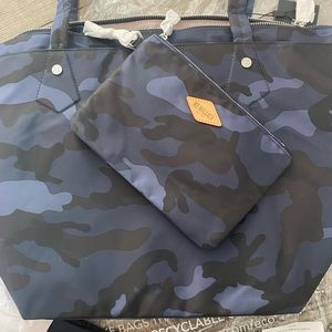 MZ Wallace soho tote in blue camo NEW WITH TAGS.